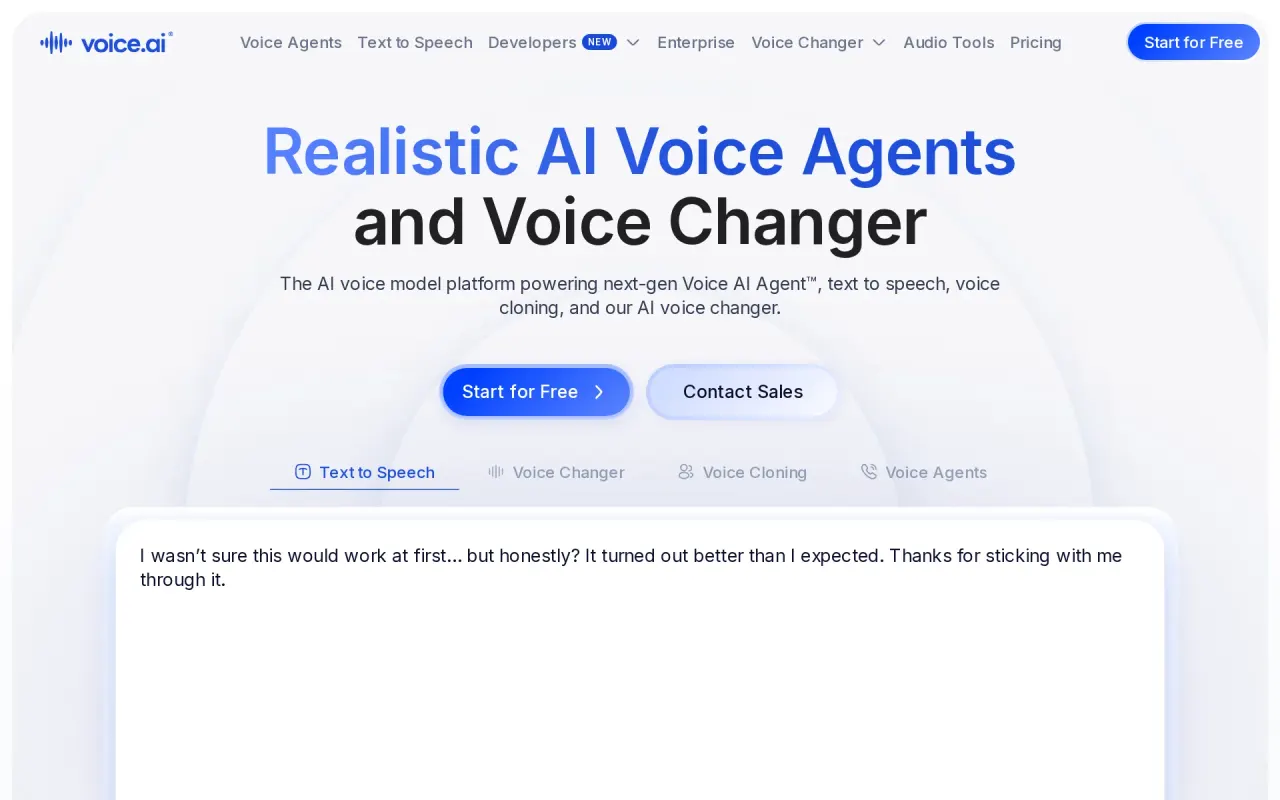 Screenshot of Voice.ai