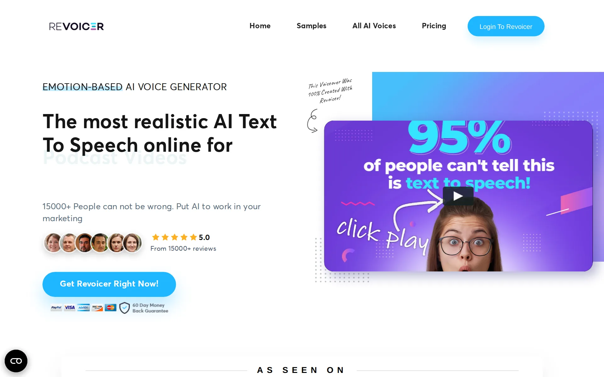 Screenshot of Revoicer