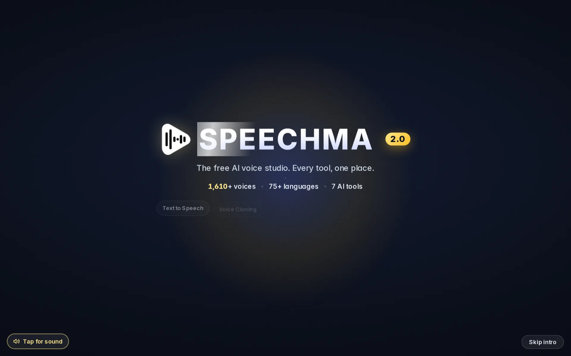 Screenshot of Speechma