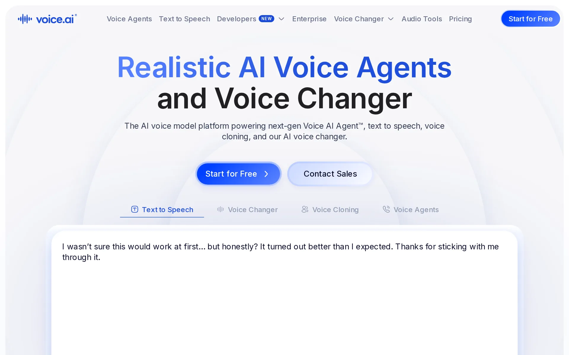 Screenshot of Voice.ai